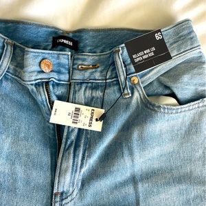 Express relaxed wide leg super high rise